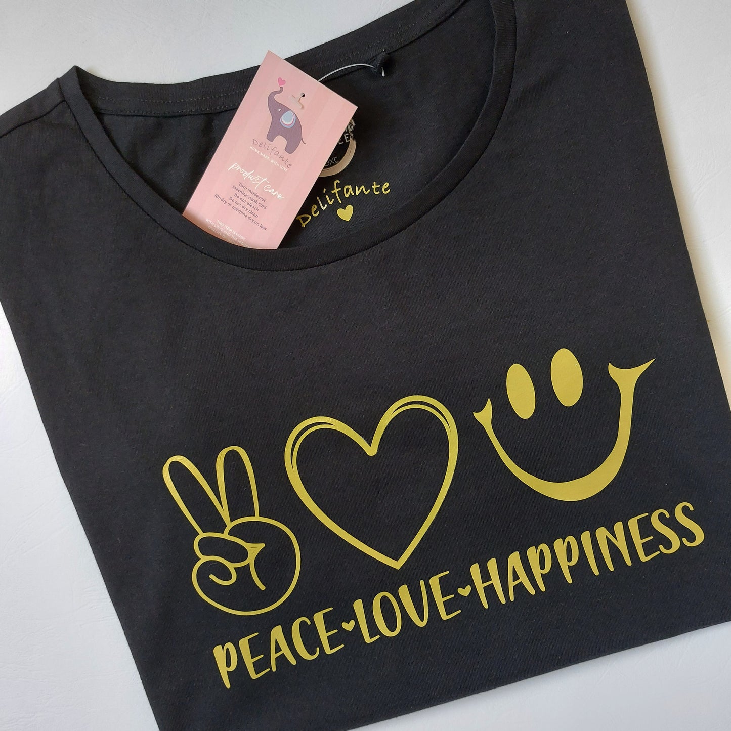 PEACE LOVE HAPPINESS t-shirt