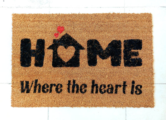 Home Where The Heart Is Doormat