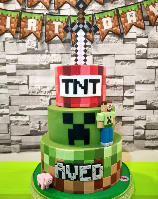 Minecraft 3D Cake